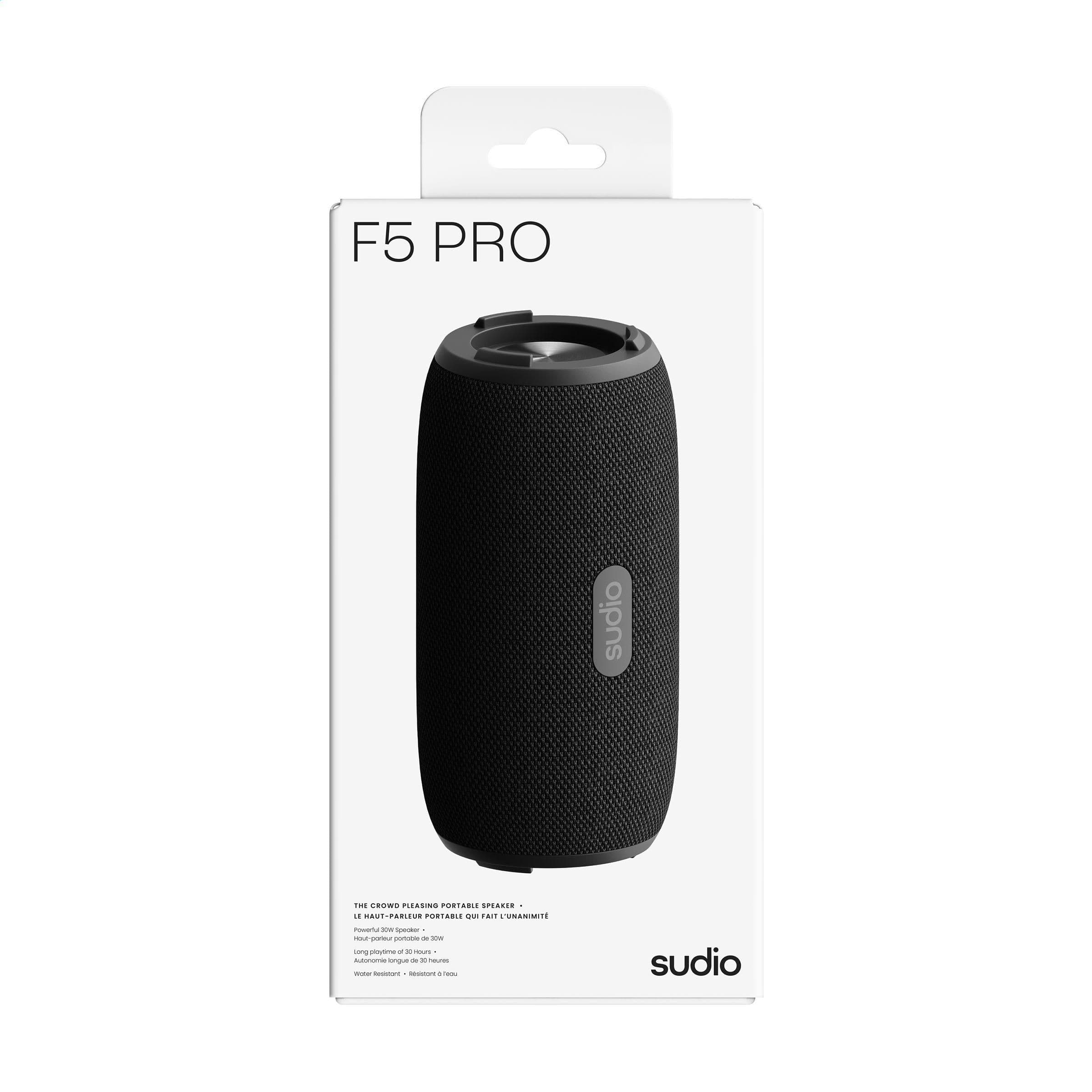 Enceinte Bluetooth Sudio F5 Pro en situation