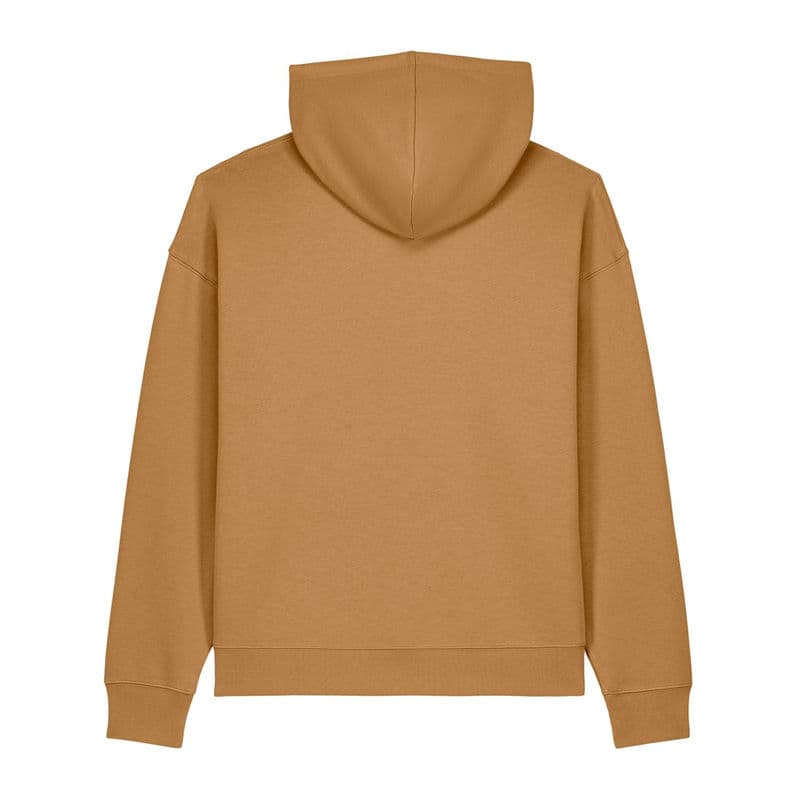 The iconic mid-light relaxed hoodie sweatshirt coloris Beige