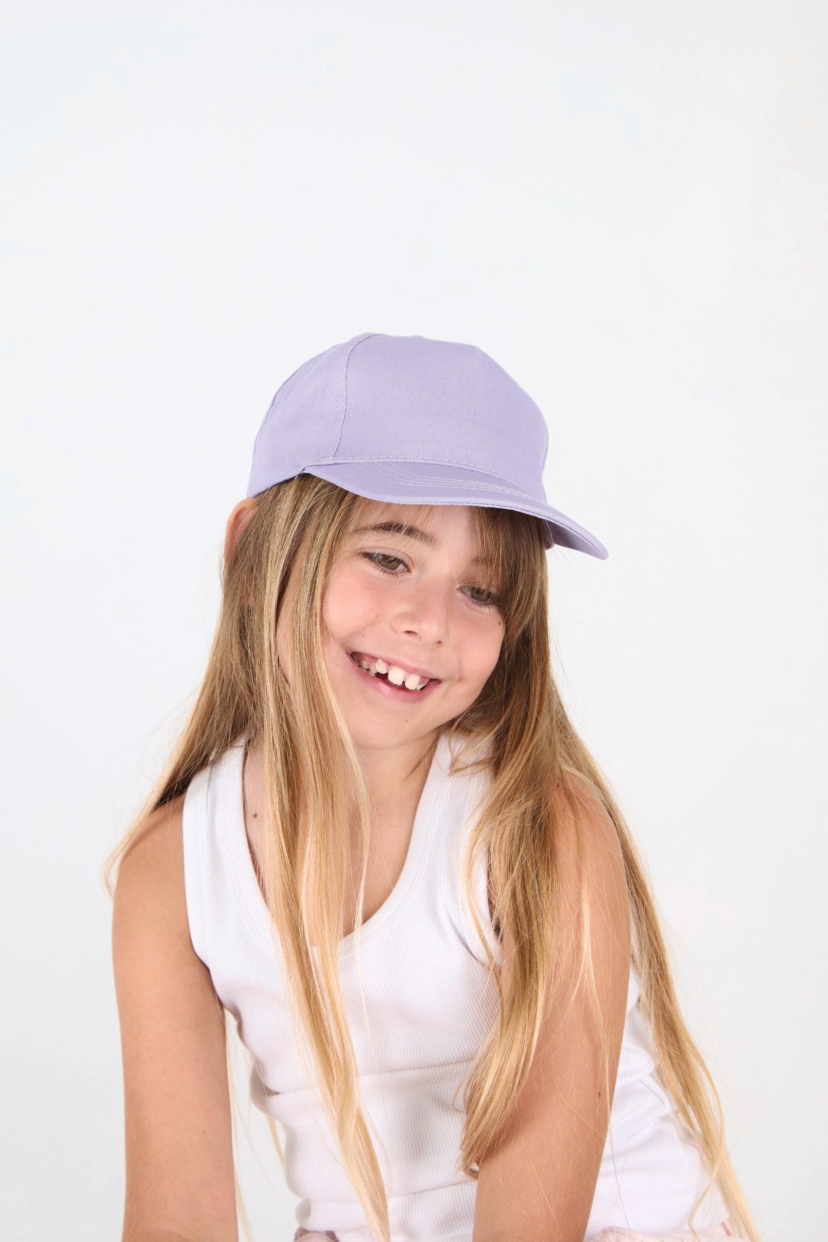 Casquette enfant en coton - 5 panneaux en situation