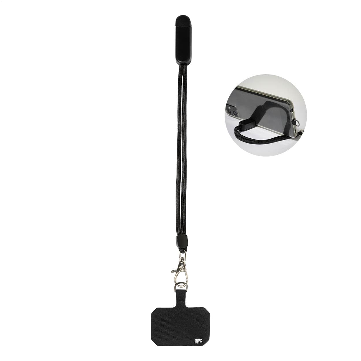 Bracelet support pour téléphone portable en RPET