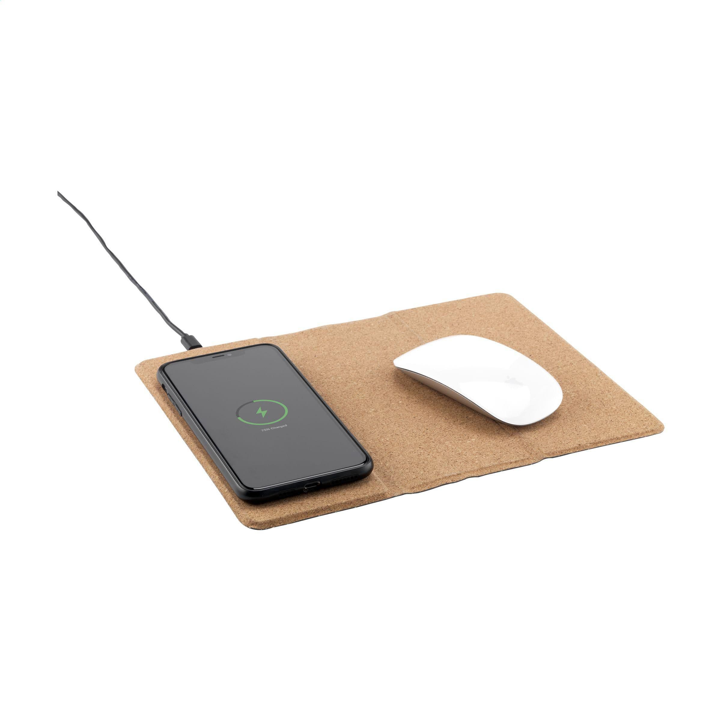Tapis de souris Cork avec recharge sans fil
