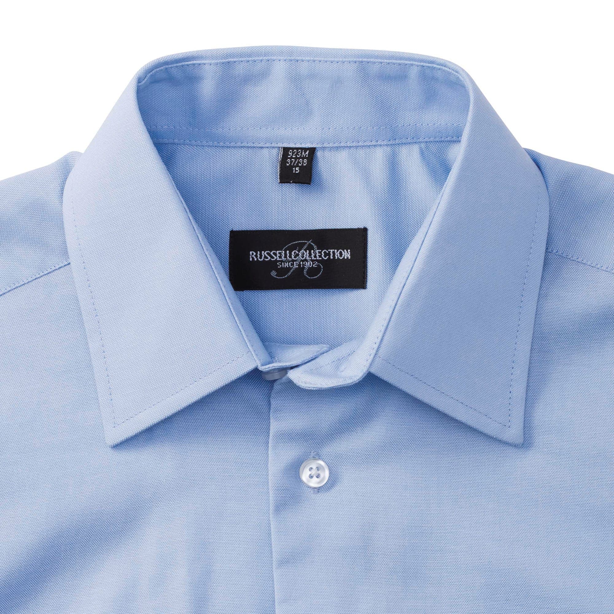 Chemise oxford cintrée manches courtes homme en situation