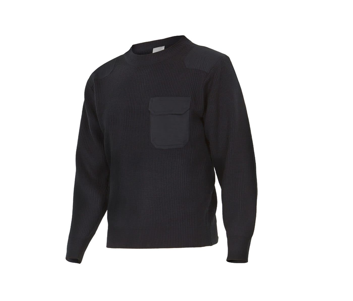 PULL ÉPAIS COL ROND coloris Noir