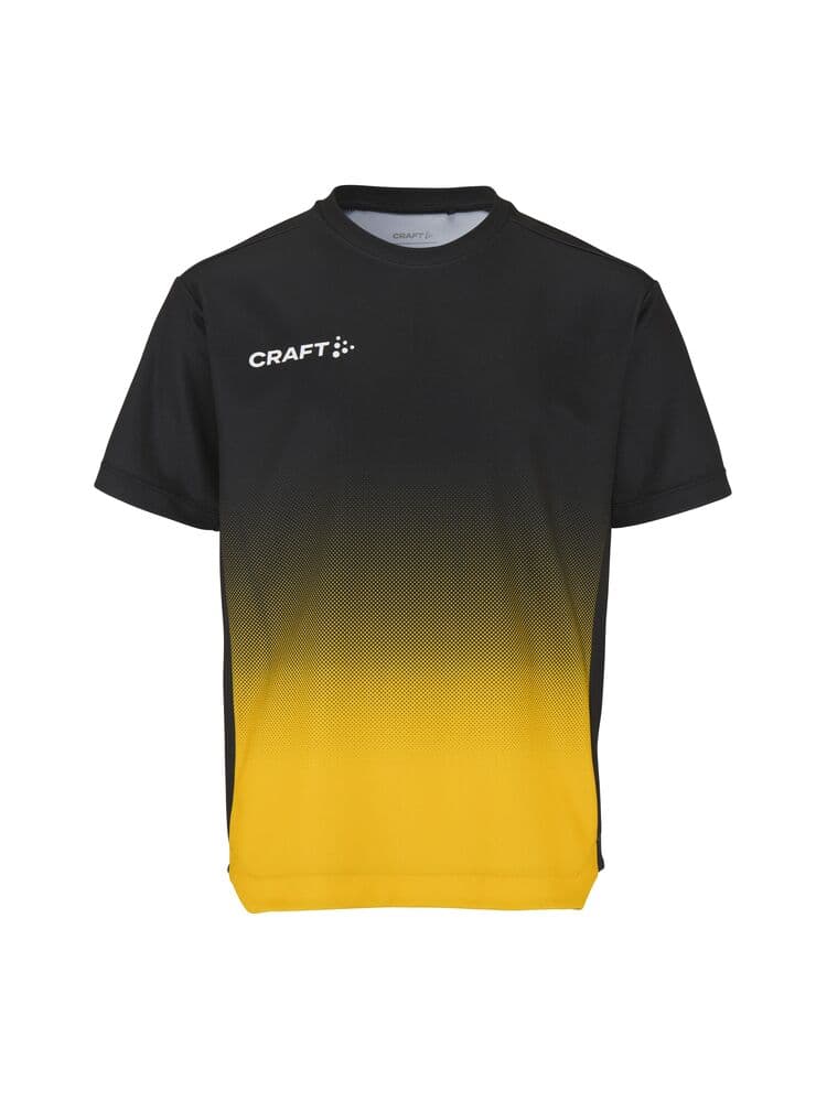 Craft Evolve 2.0 structured graphic jersey jr coloris Noir / Jaune