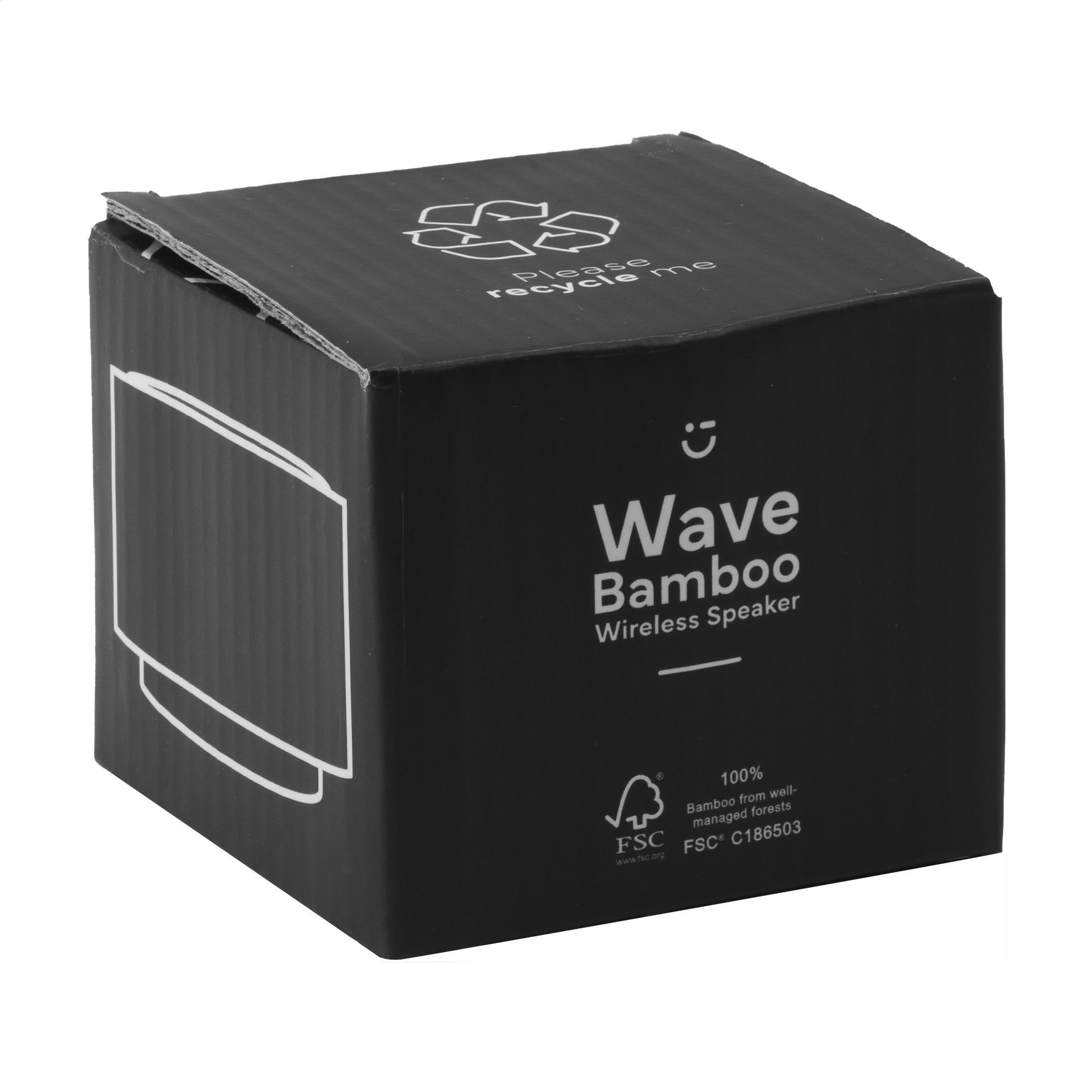 Enceinte sans fil Wave Bamboo en situation