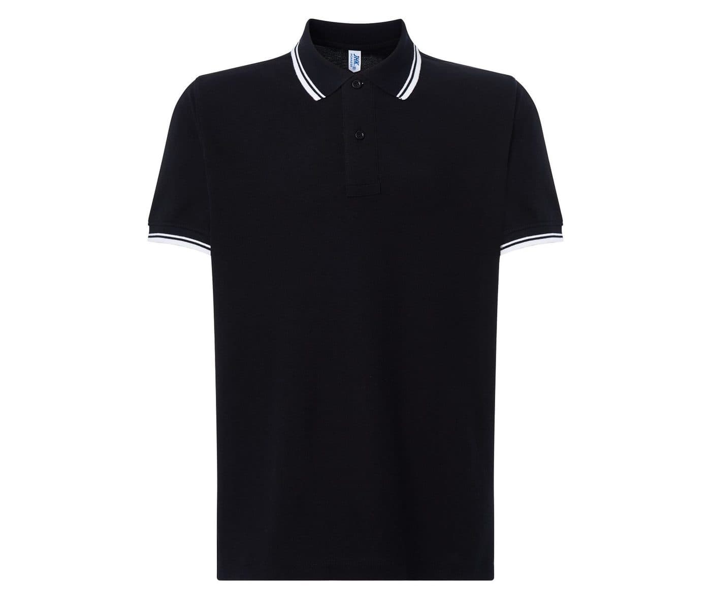 MAN REGULAR POLO coloris Noir / Blanc