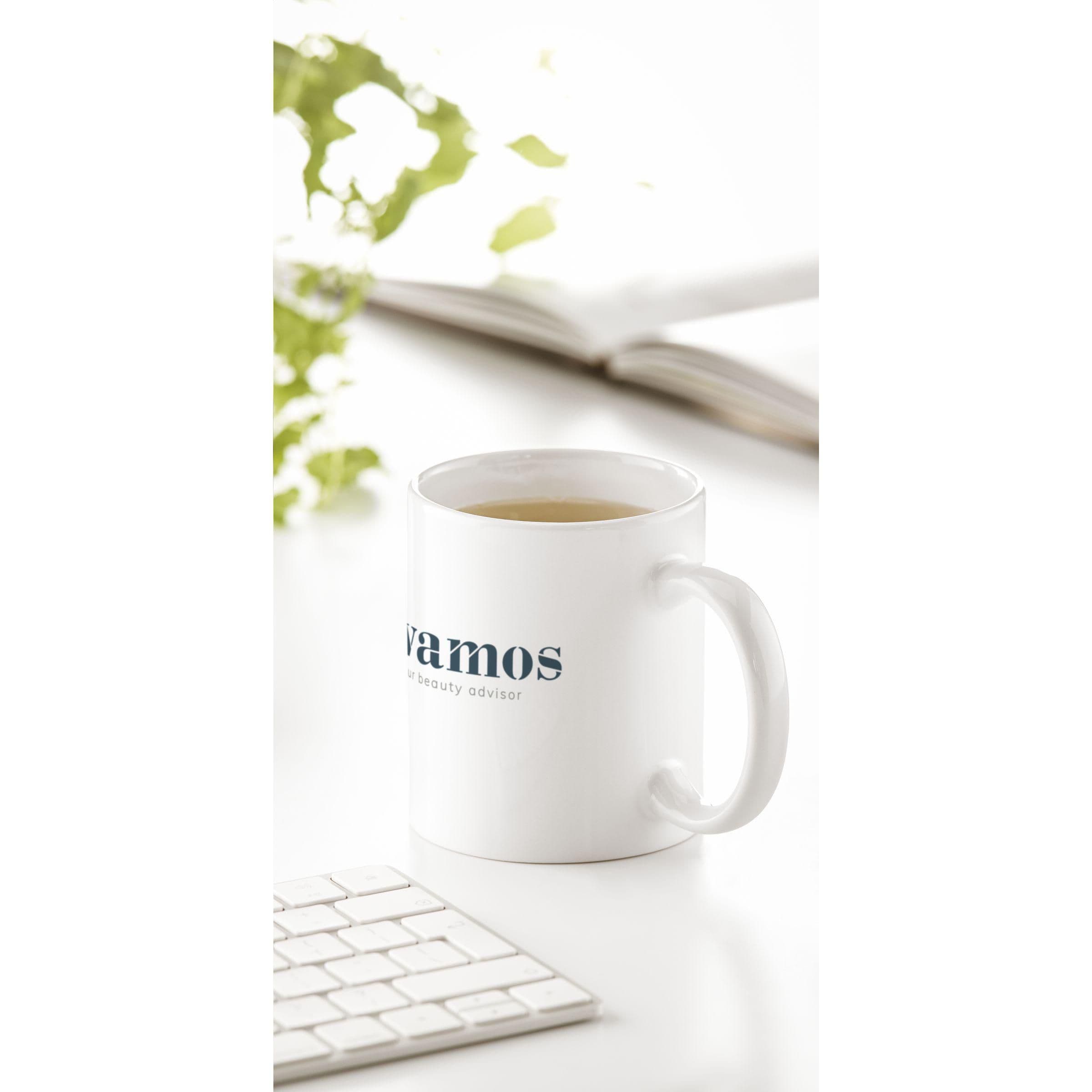 Mug Kitty blanc 350 ml en situation