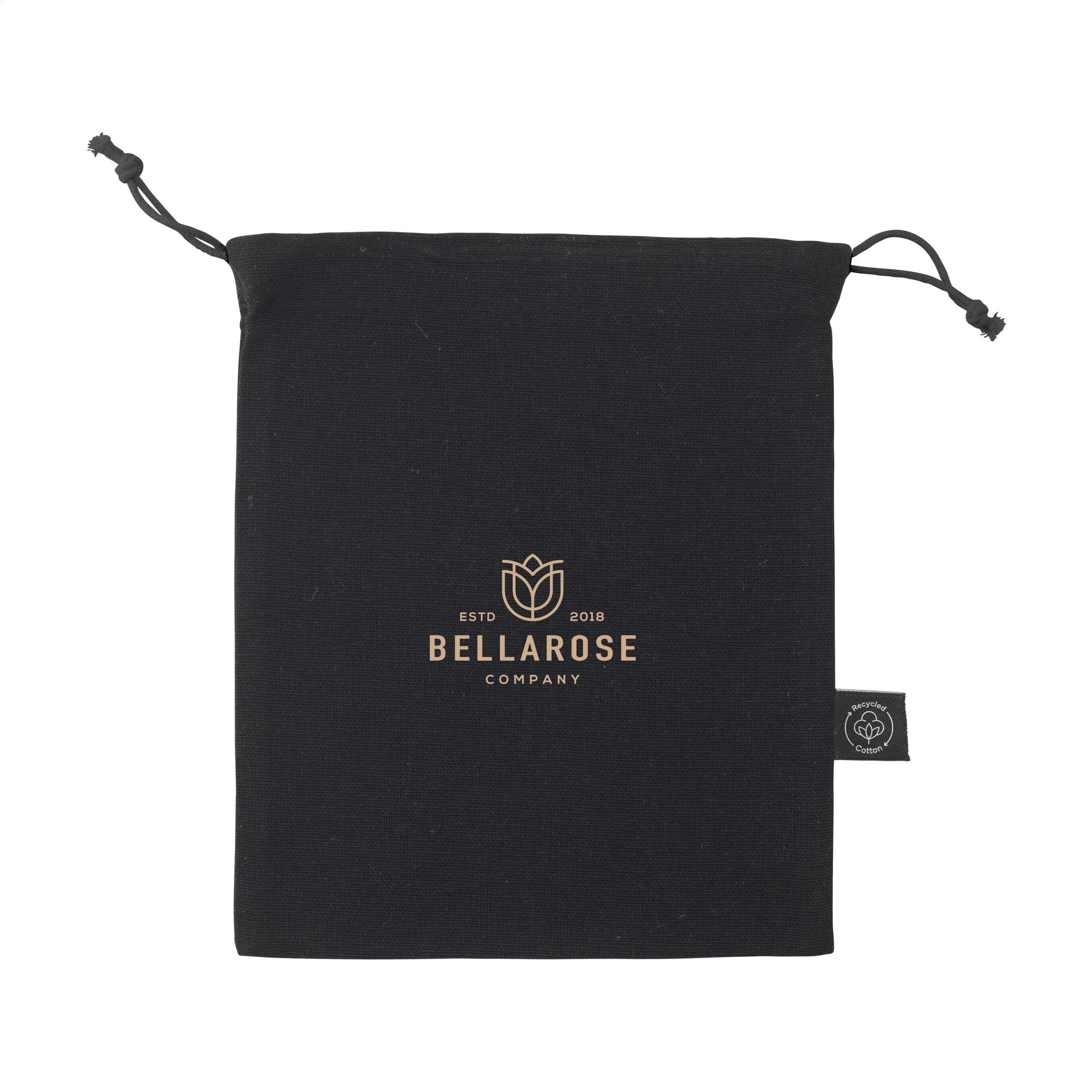Pochette cadeau coton GRS recyclé (150 g/m²) S en situation