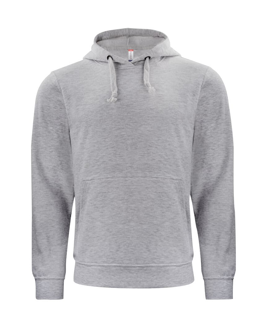 Clique Basic Hoody coloris Gris chiné