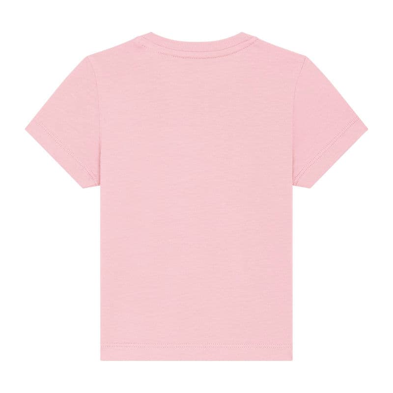 Baby Creatorbabies' t-shirt coloris Rose Cotton