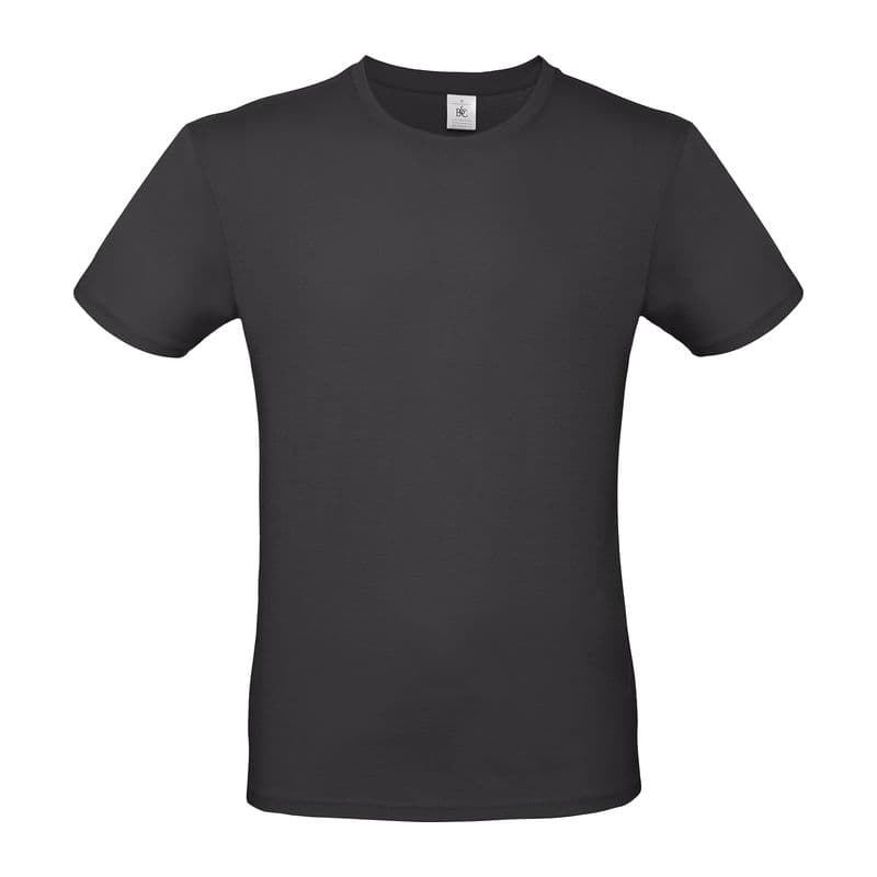 B&C #E150 UNISEX T-SHIRT coloris Noir urbain