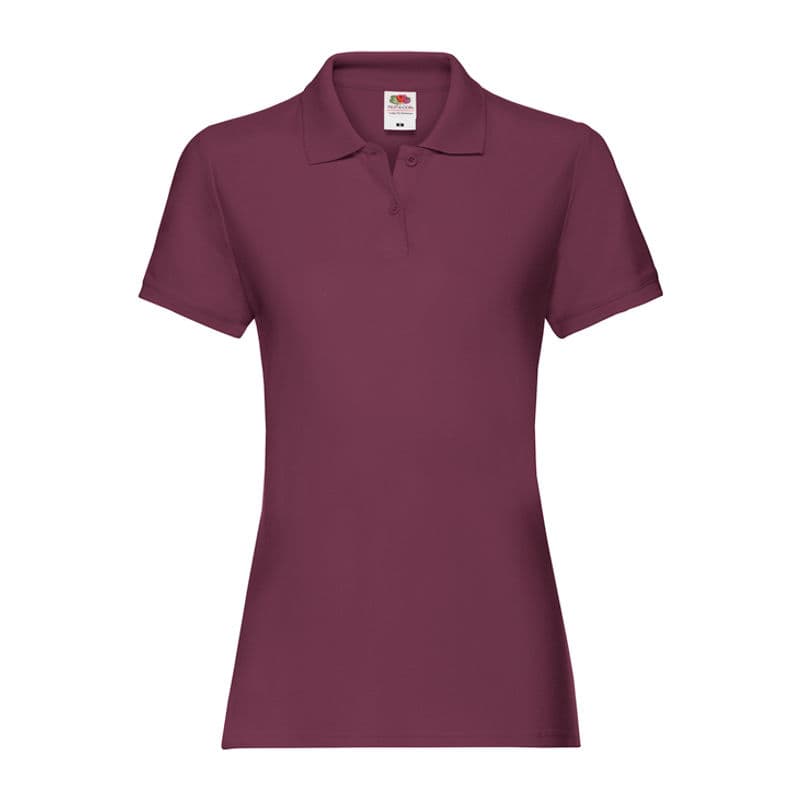 LADIES PREMIUM POLO coloris Bordeaux