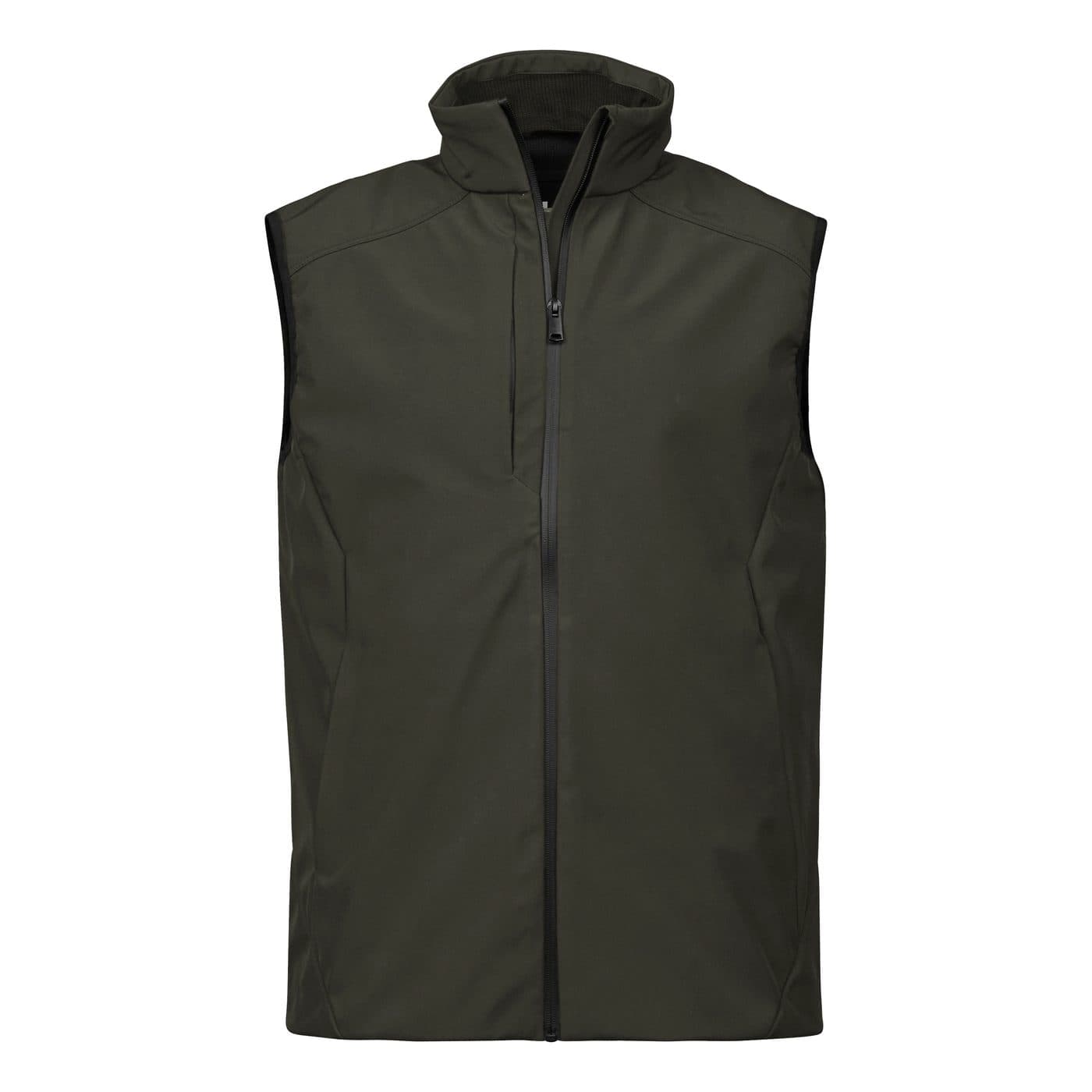 PERFORMANCE SOFTSHELL BODYWARMER coloris Vert chasseur