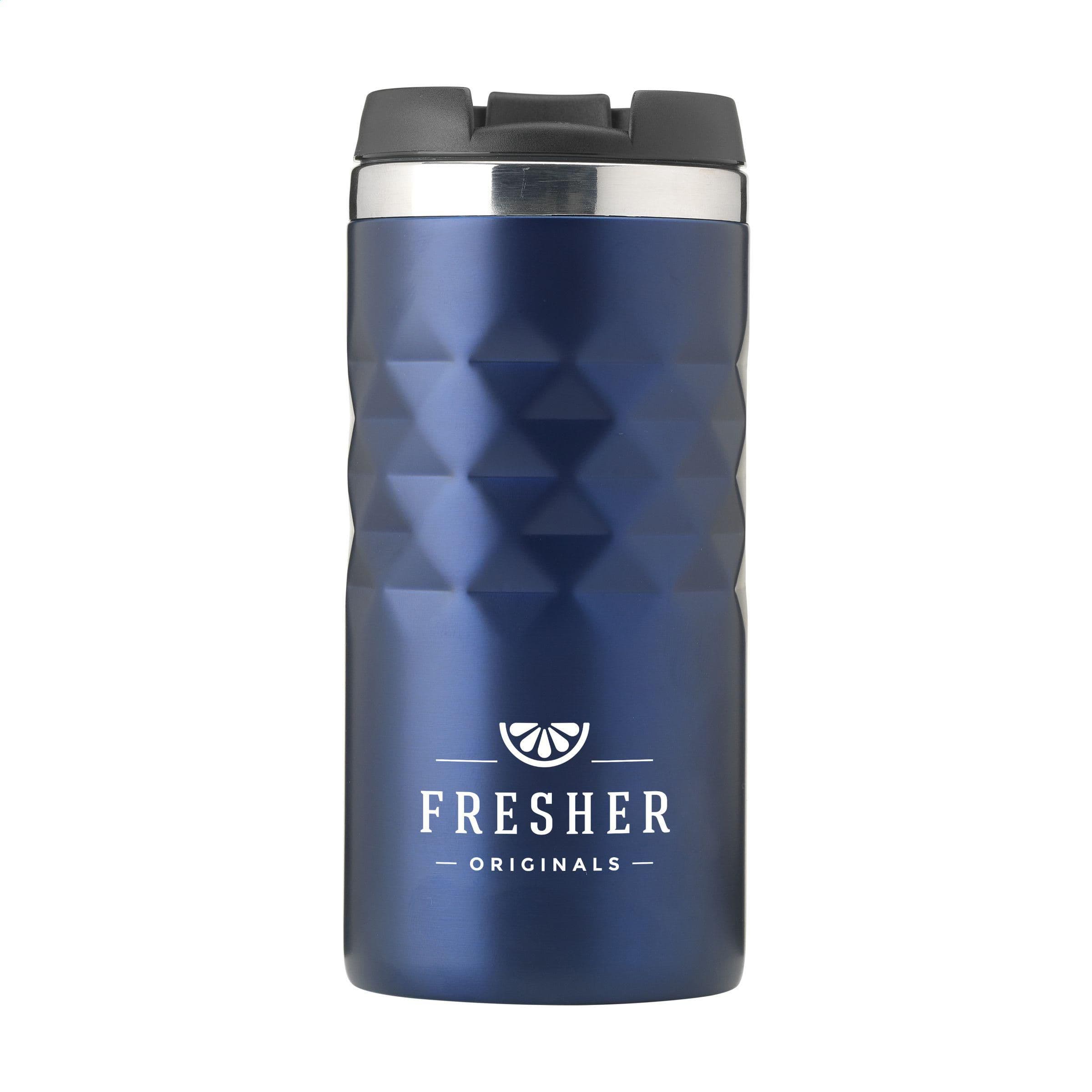 Gobelet acier RCS recyclé Geometric 280 ml