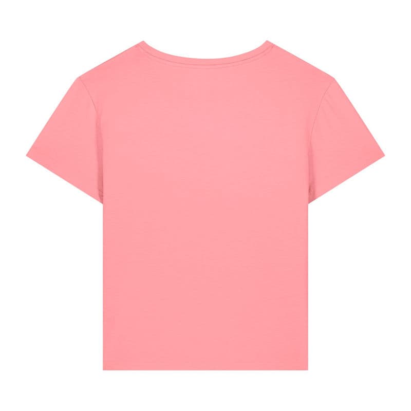 Stella Serena women's scoop neck t-shirt coloris Rose Joy
