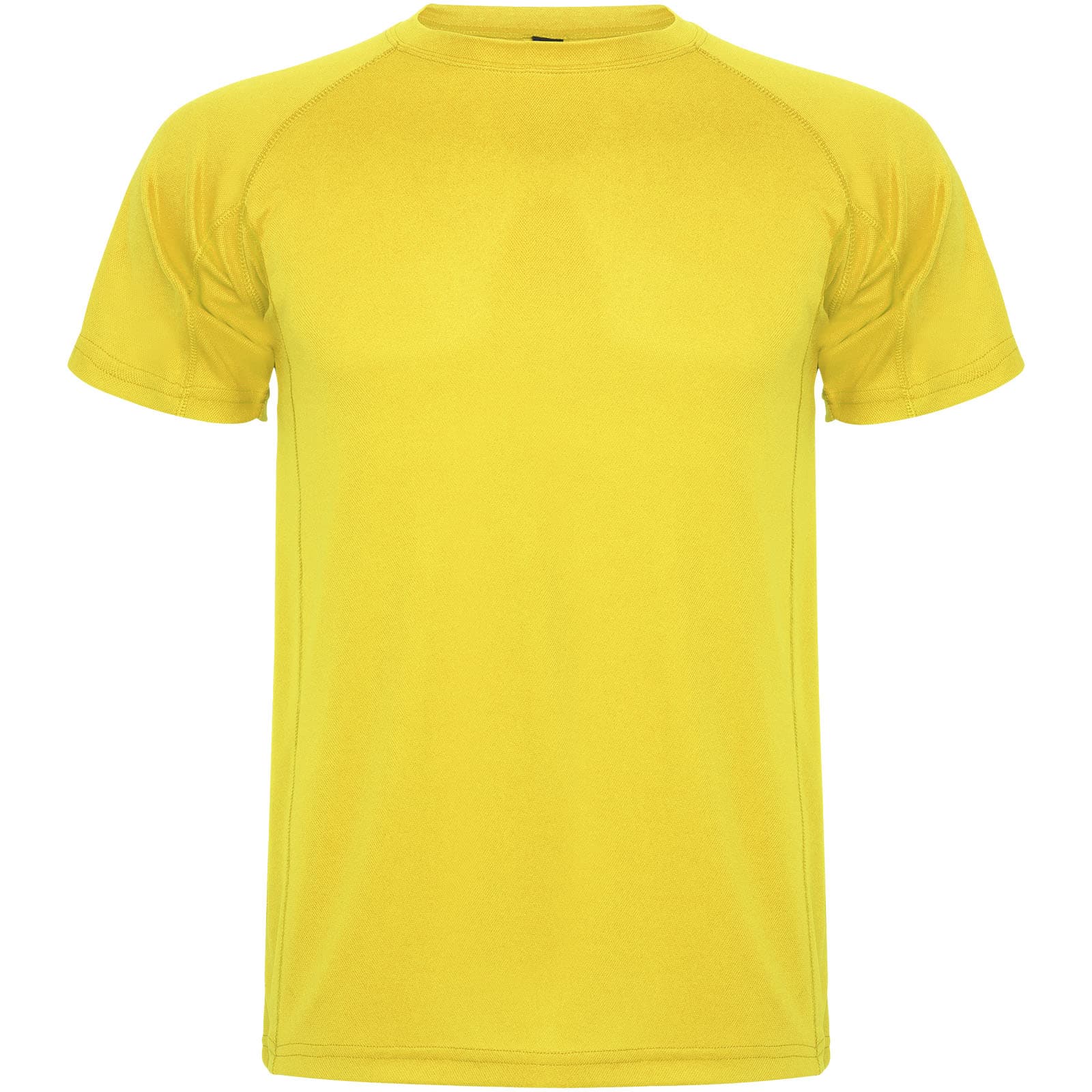 T-shirt de sport de 150 g/m² Montecarlo à manches courtes pour enfant coloris Jaune
