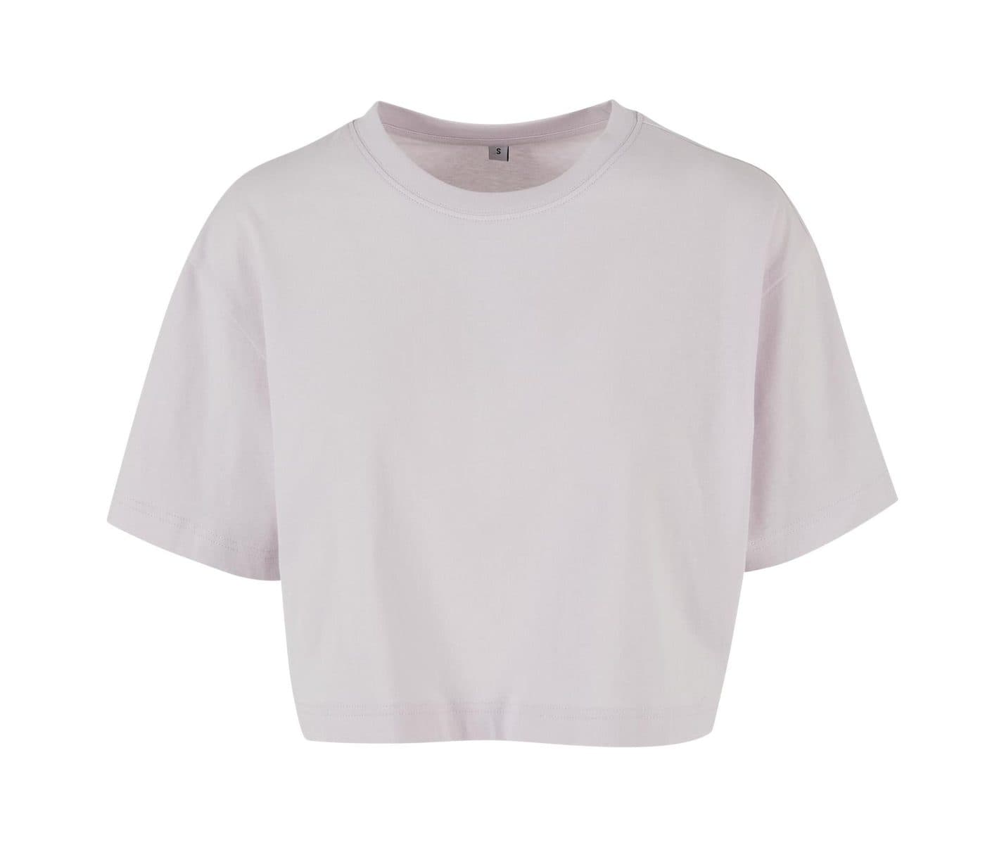 LADIES SHORT OVERSIZED TEE coloris Lilas doux