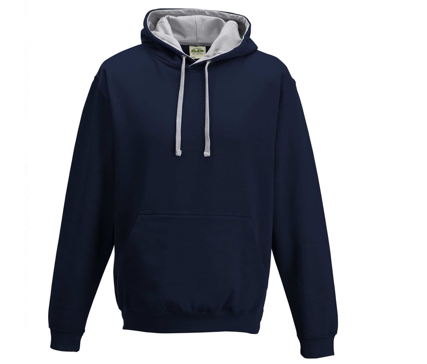 VARSITY HOODIE coloris Bleu marine / Gris chiné