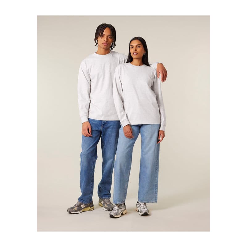Freestyler long sleeve t-shirt coloris Gris chiné froid