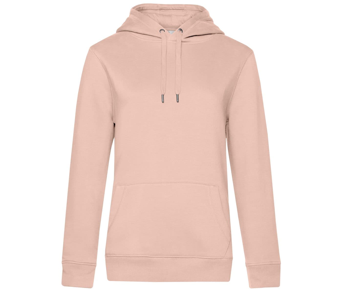 B&C QUEEN HOODED coloris Rose doux