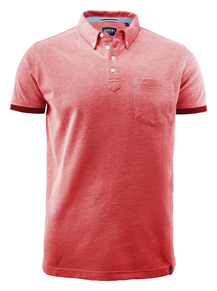Larkford Polo Piqué Homme coloris Rouge Mélange