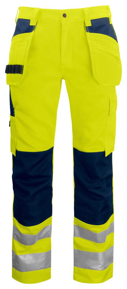 6531 PANTALON DE SIGNALISATION AVEC POCHES AUX GENOUX ET POCHES JEAN EN ISO 20471 CLASSE 2