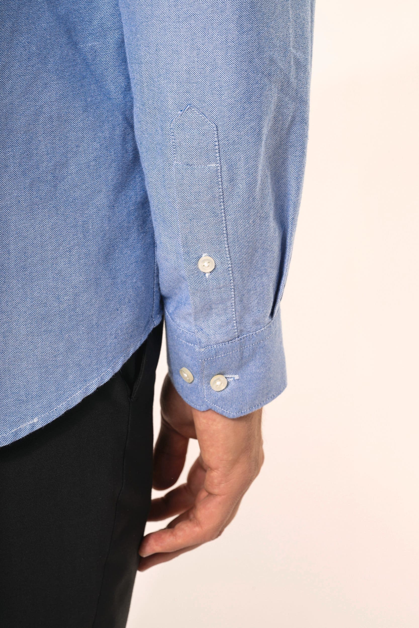 Chemise Oxford manches longues homme en situation