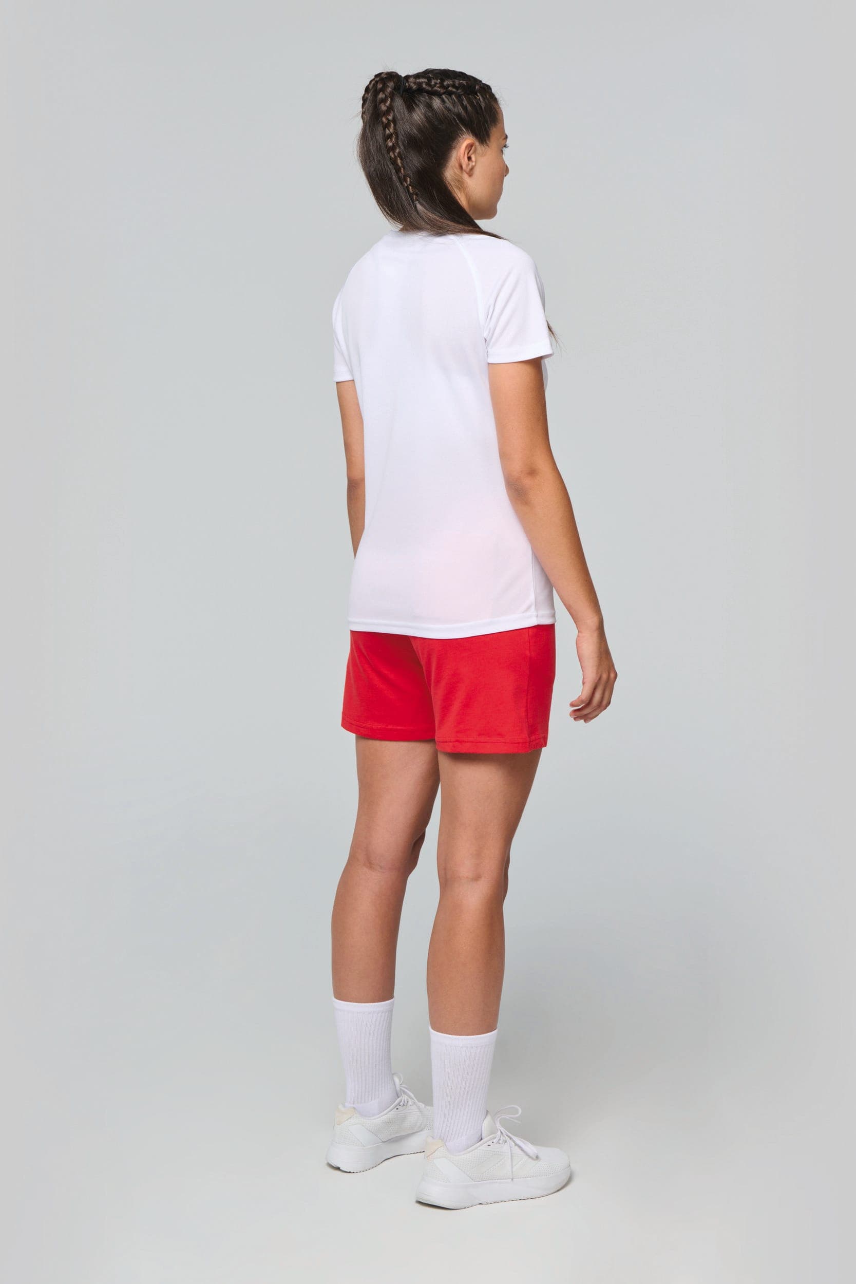 Short jersey sport femme en situation