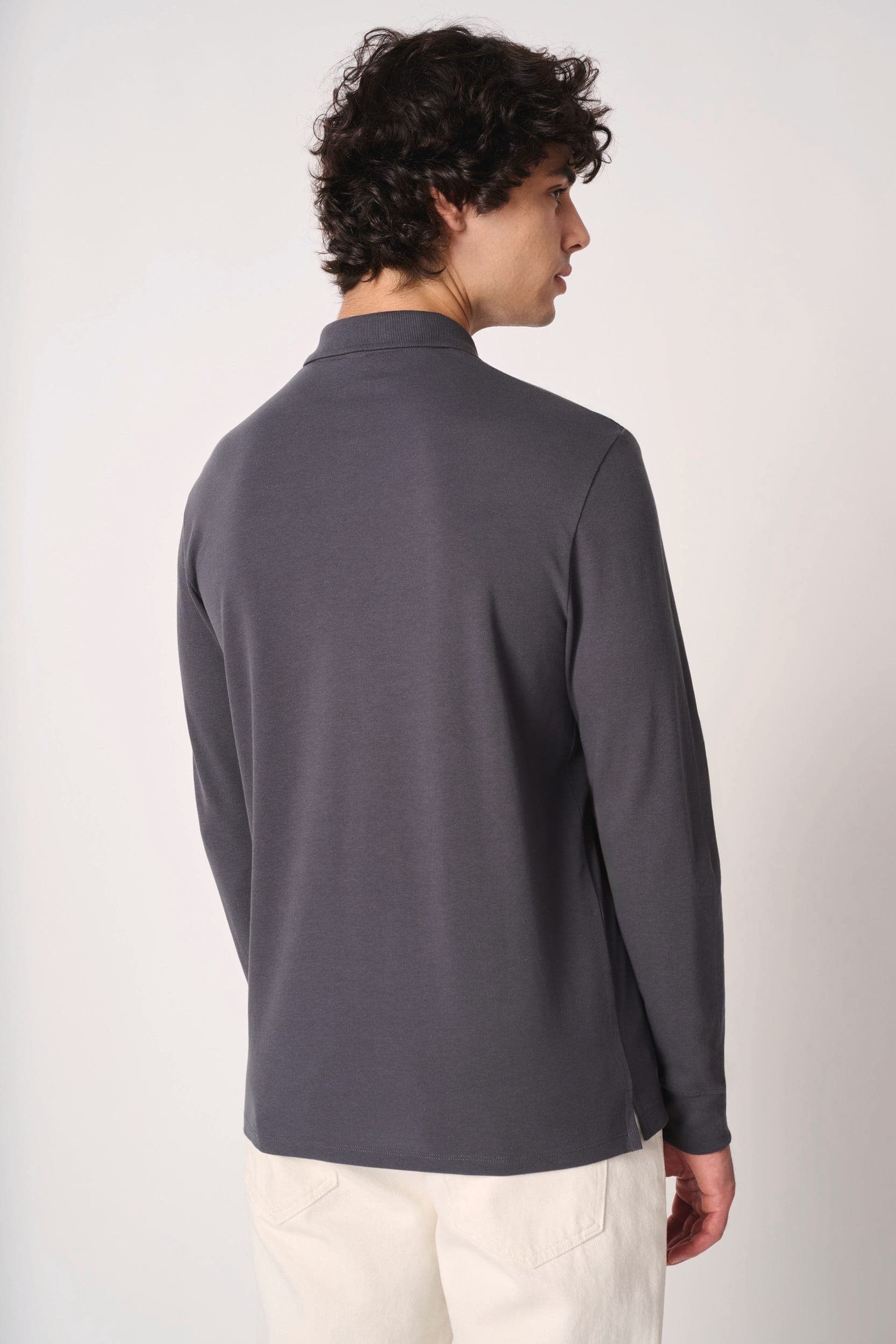 Polo piqué LSL homme en situation