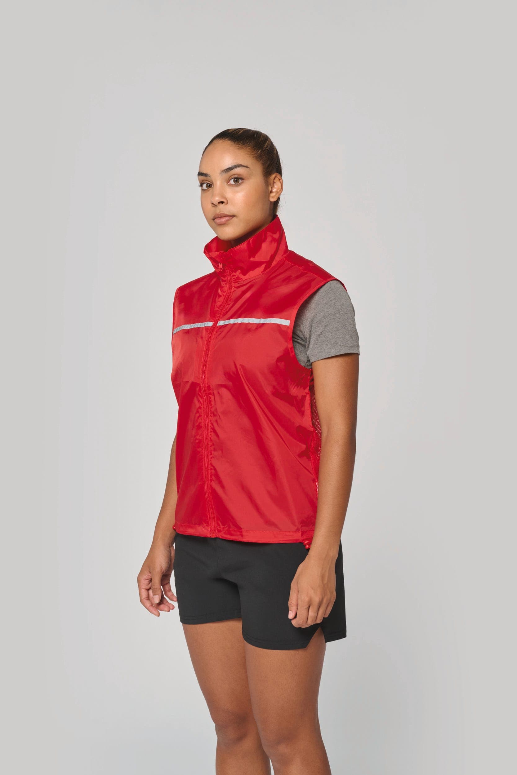 Runner - gilet d'entraînement dos filet unisexe en situation
