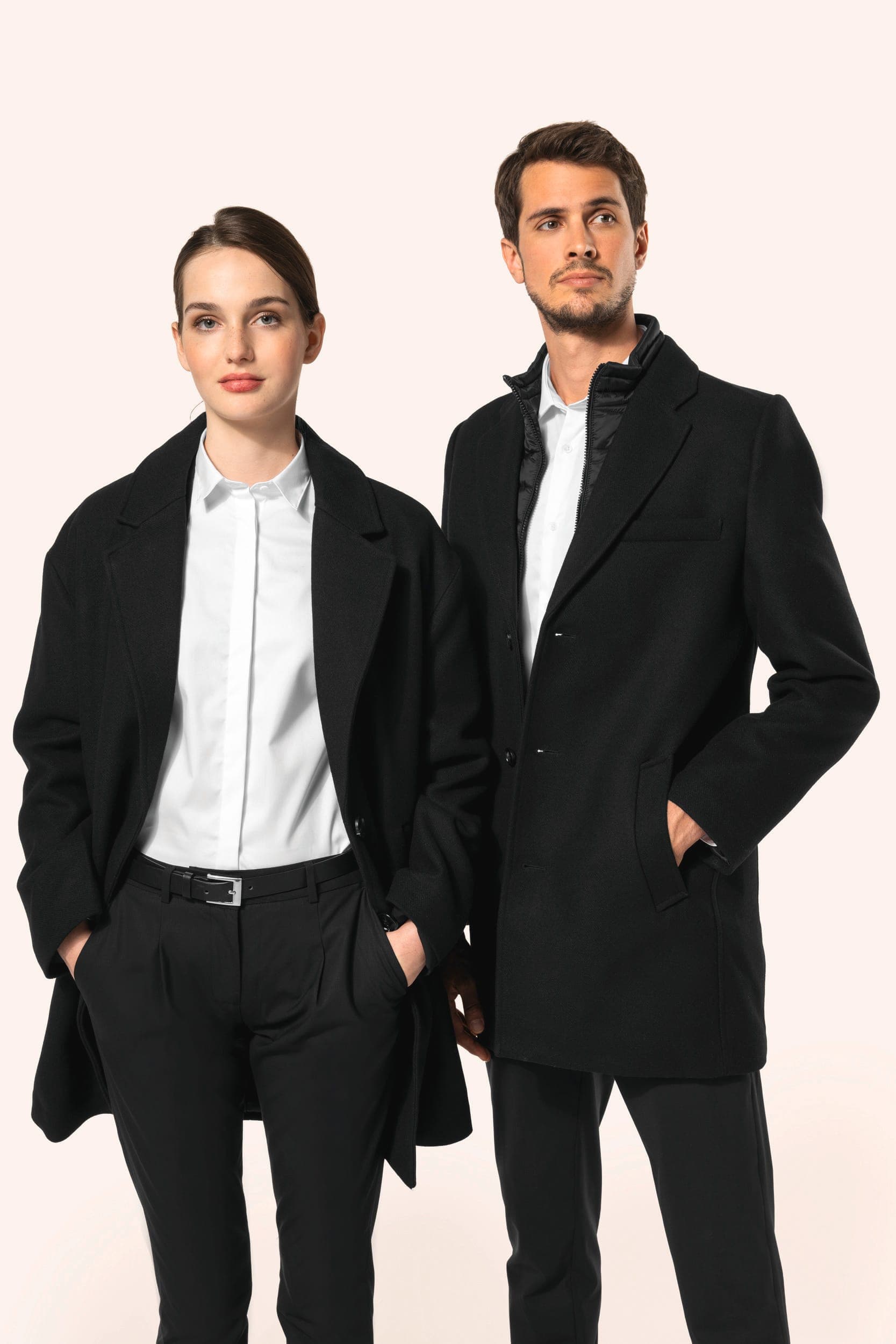 Manteau homme en situation