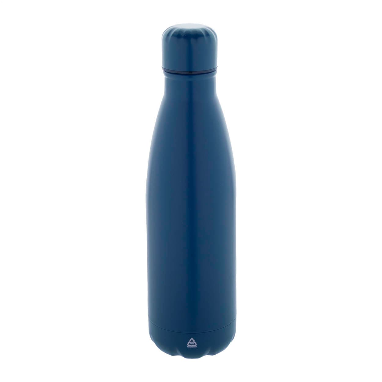 Bouteille en acier inoxydable recyclé coloris Bleu foncé