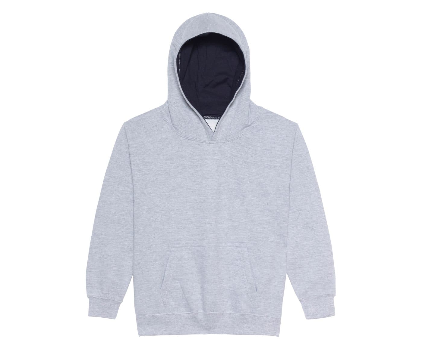 KIDS VARSITY HOODIE coloris Gris chiné / Bleu marine