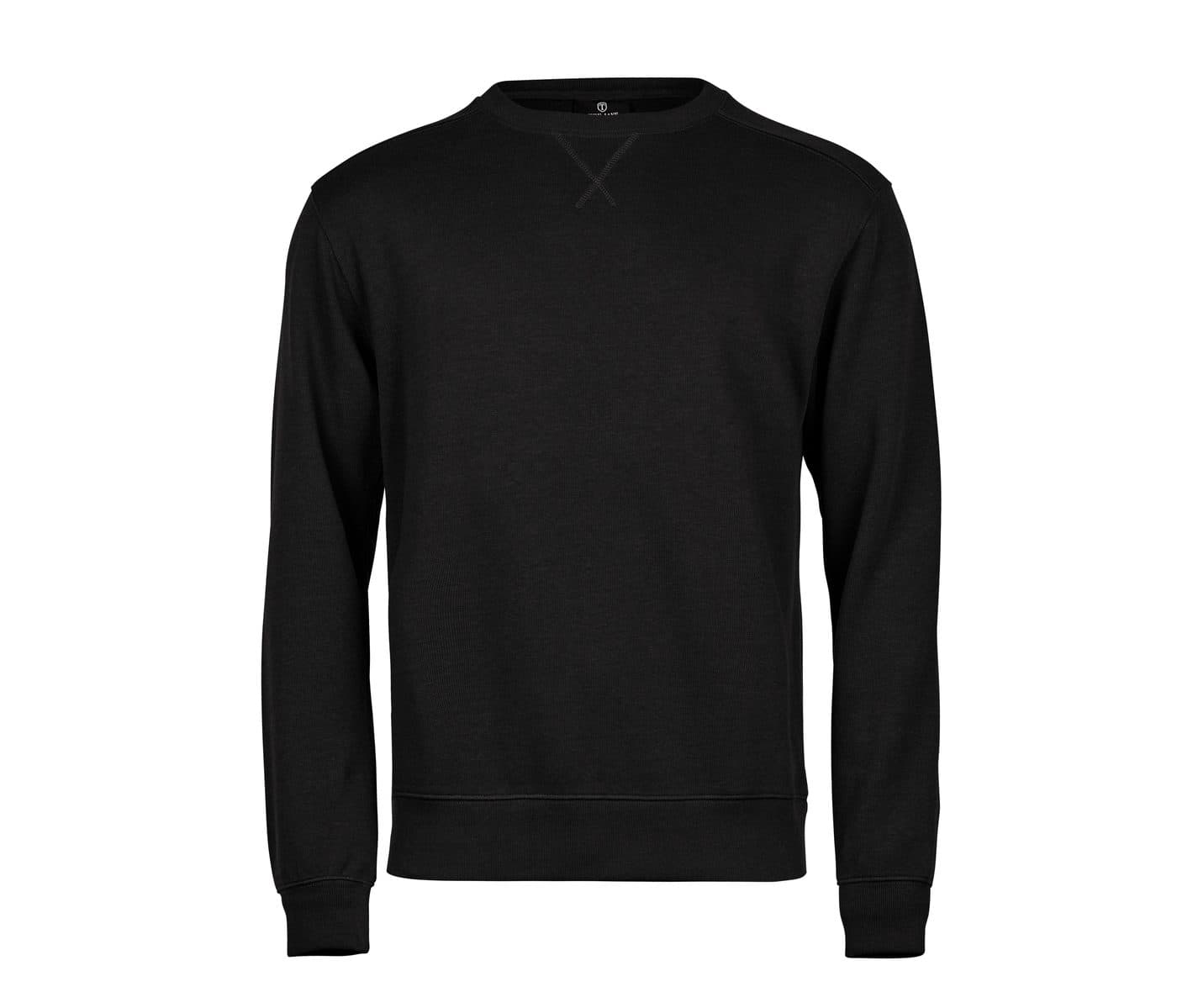 RIBBED INTERLOCK CREW NECK coloris Noir