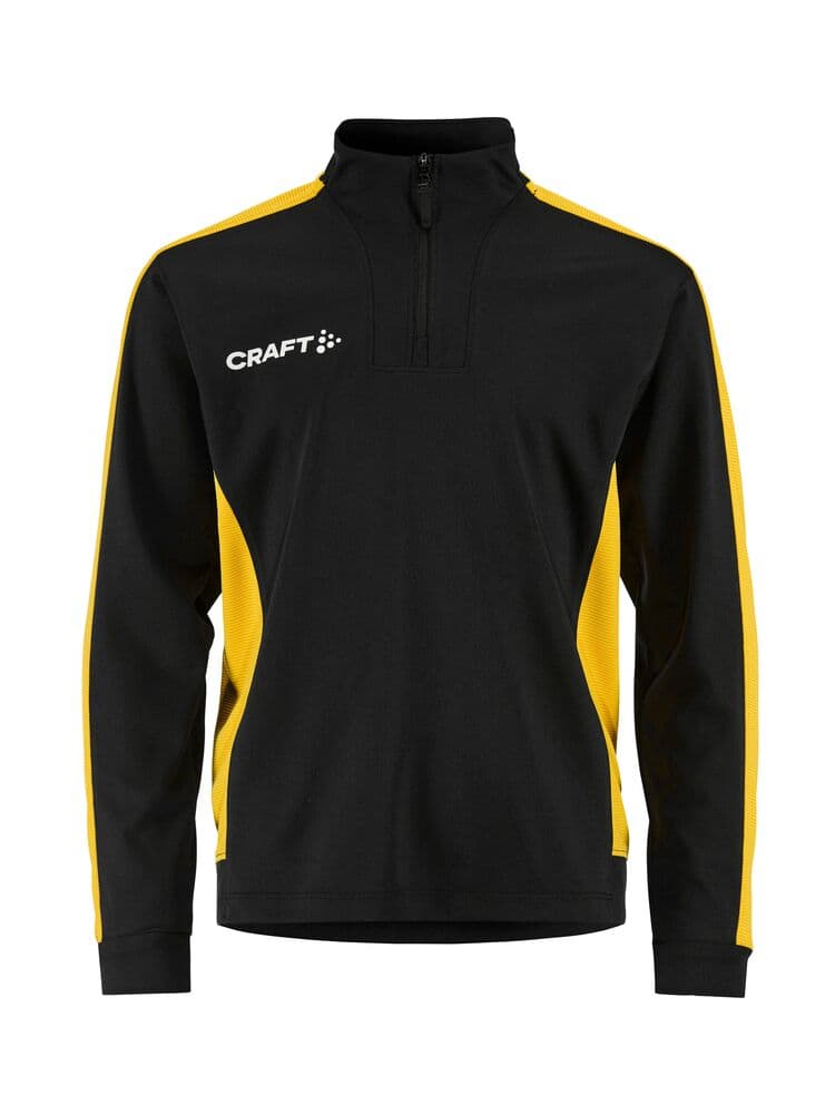 Craft Evolve 2.0 contrast half zip jr coloris Noir / Jaune