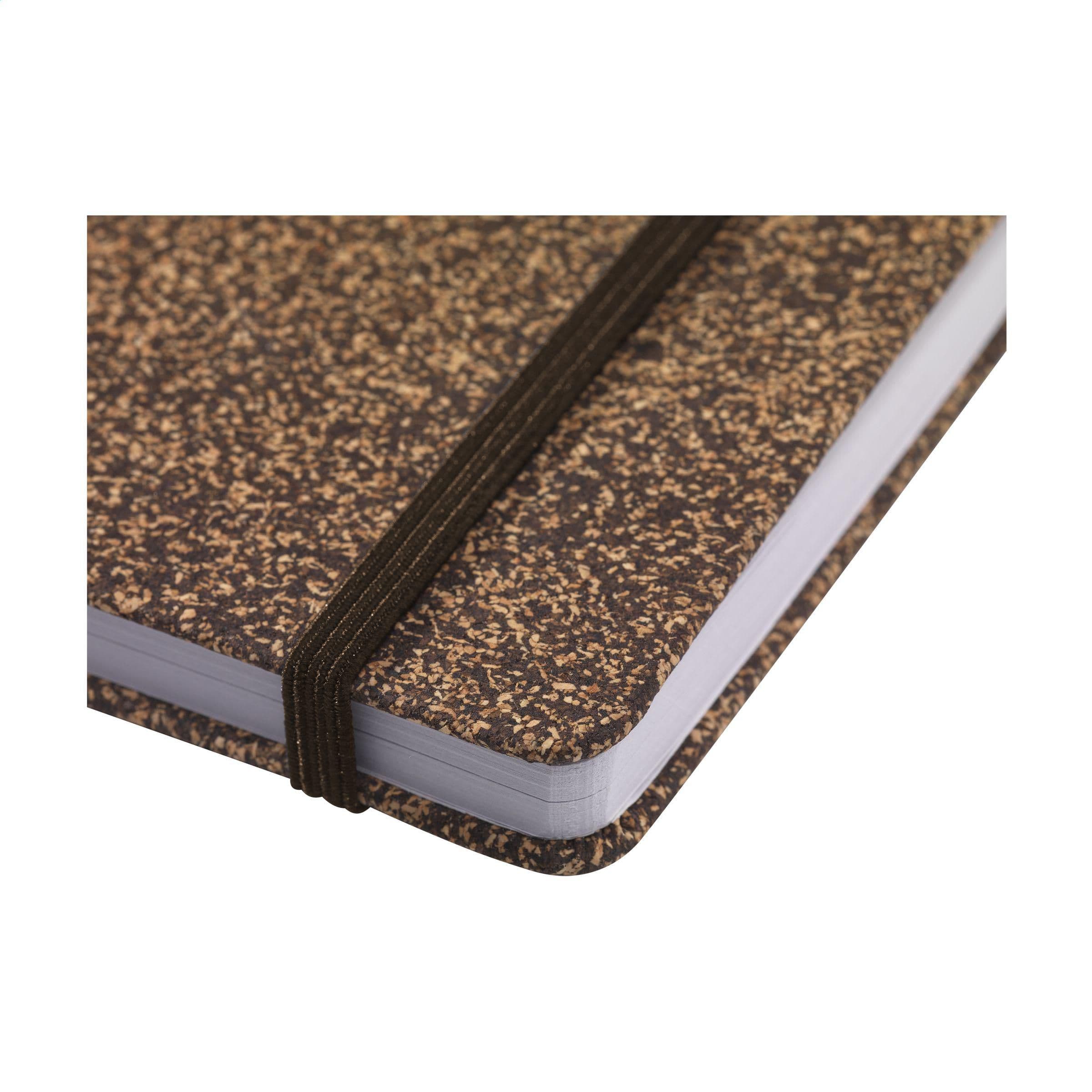Carnet de notes CoffeeGround liège A5 en situation