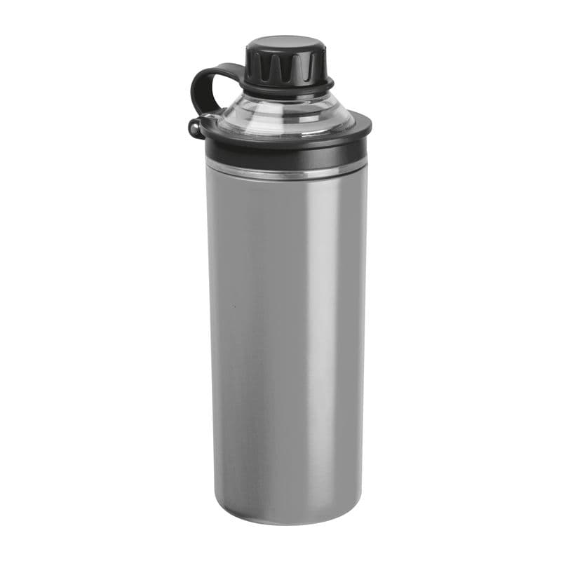 Bouteille en acier inoxydable à double paroi « Monz » coloris Gris