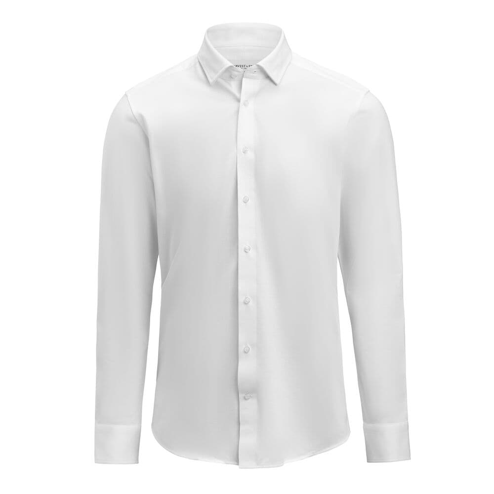 Yellow Bow 57  Chemise Coupe Slim Hommes coloris Blanc