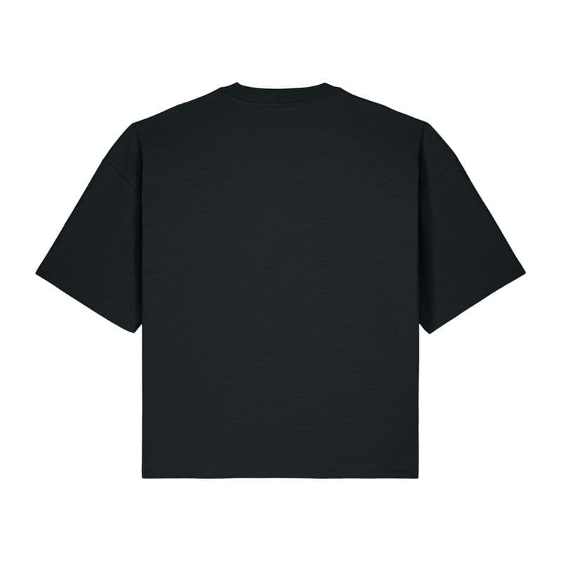 The Hypster unisexe t-shirt boxy coloris Noir