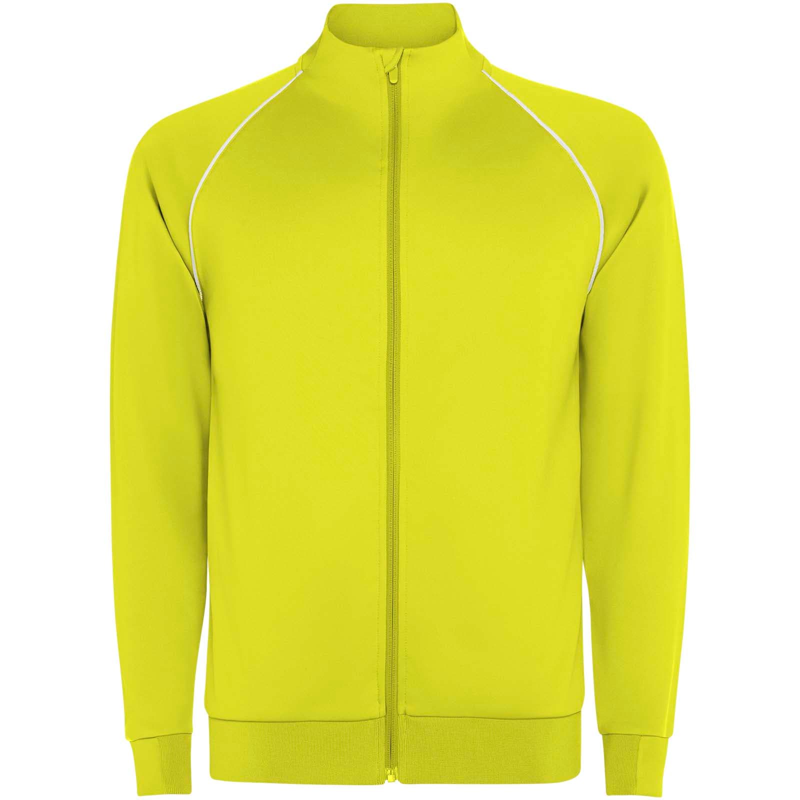 Sweat-shirt pour enfant Valier à fermeture éclair intégrale coloris Jaune fluo