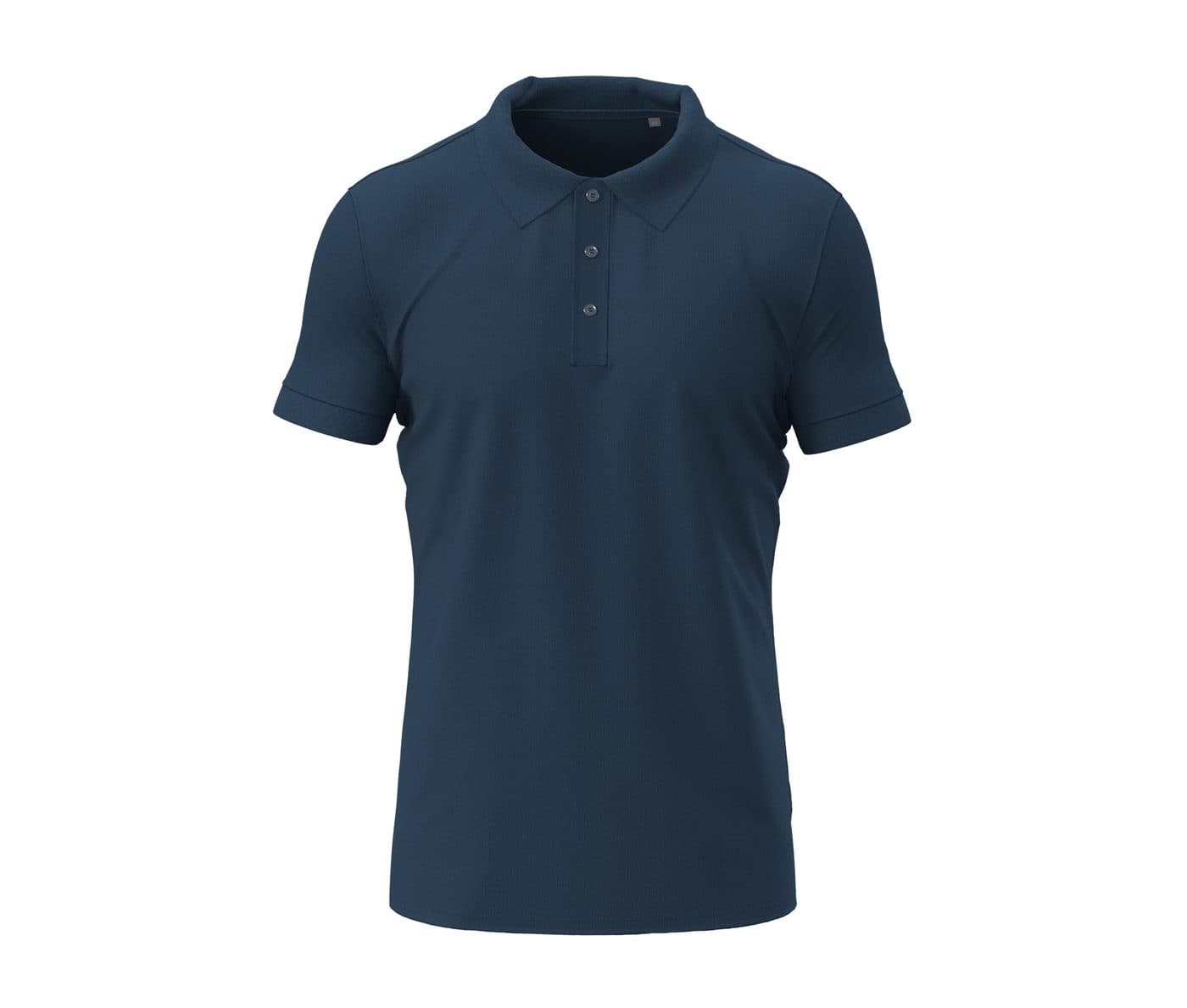 STRETCH POLO coloris Bleu marine