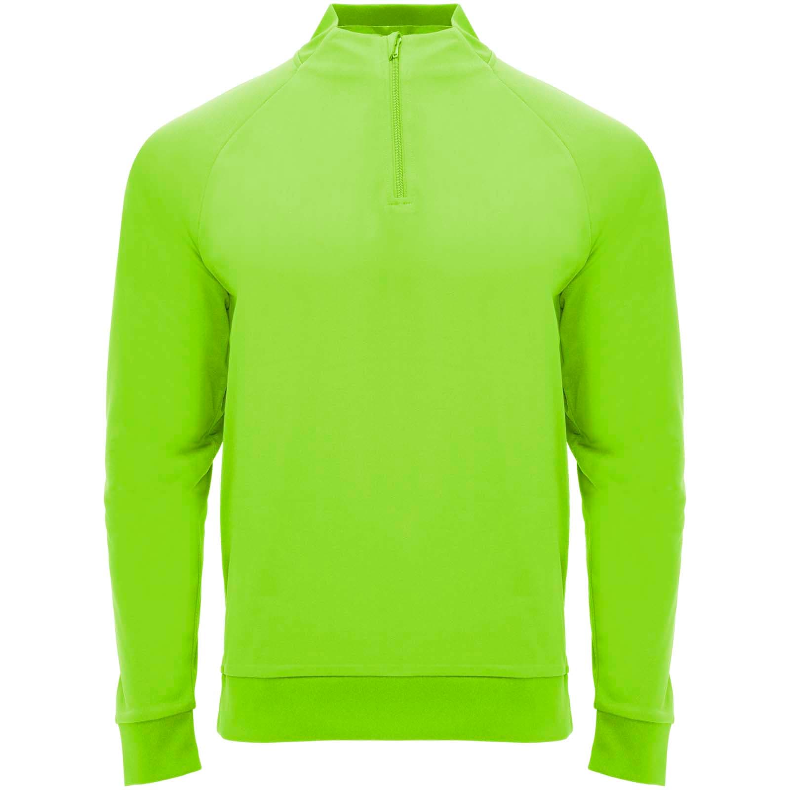 Sweatshirt de 200 g/m² Epiro à manches longues unisexe avec fermeture demi-zip