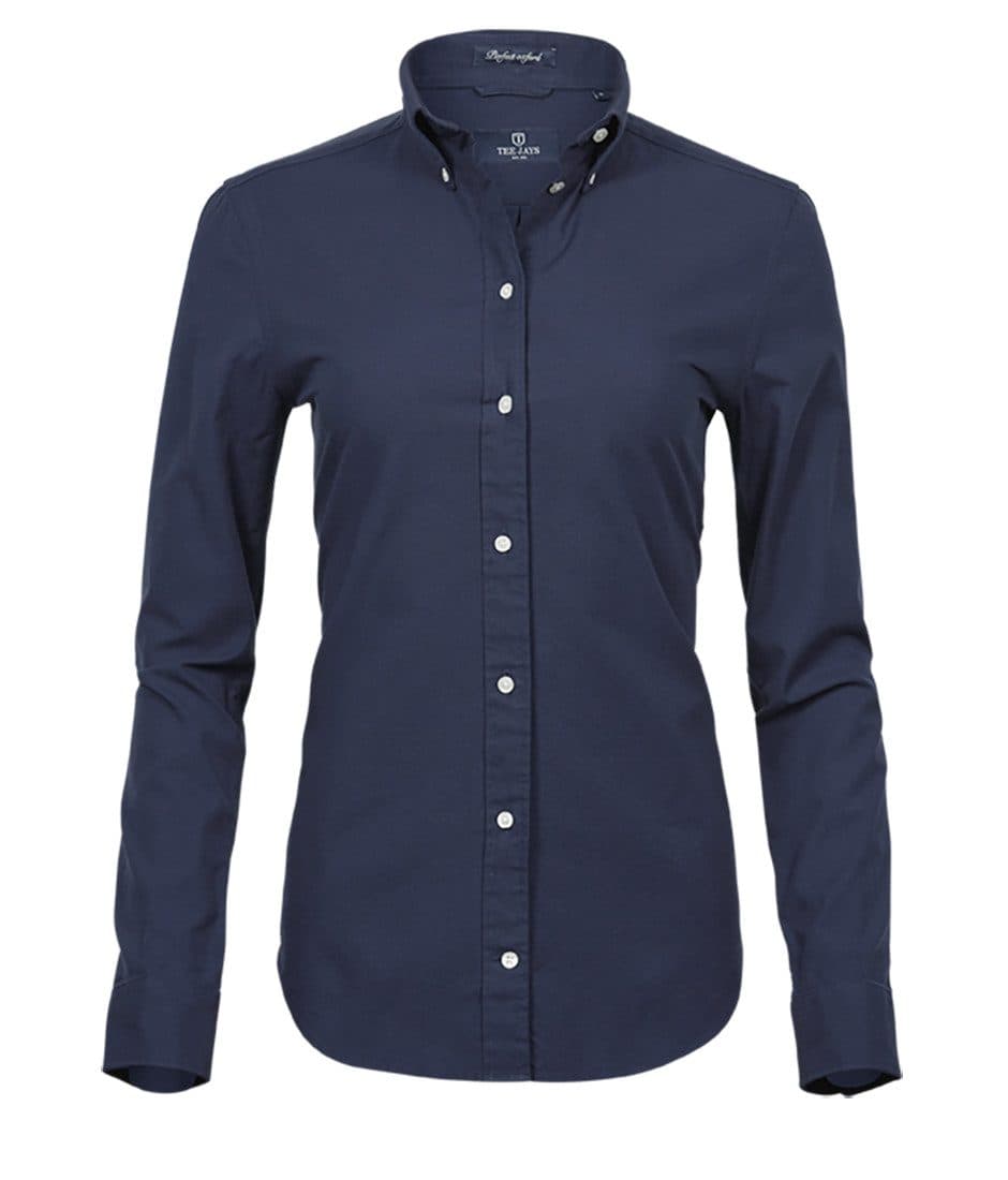 LADIES PERFECT OXFORD SHIRT coloris Marine
