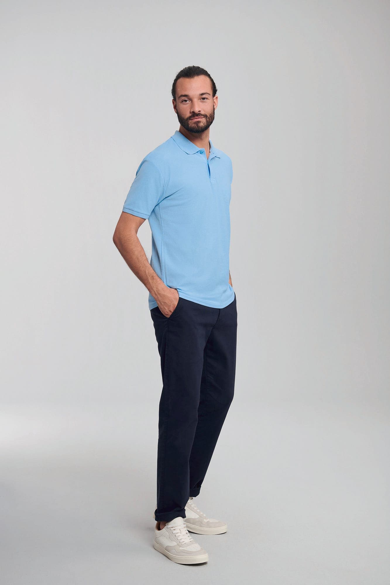 Polo homme Authentic Eco en situation