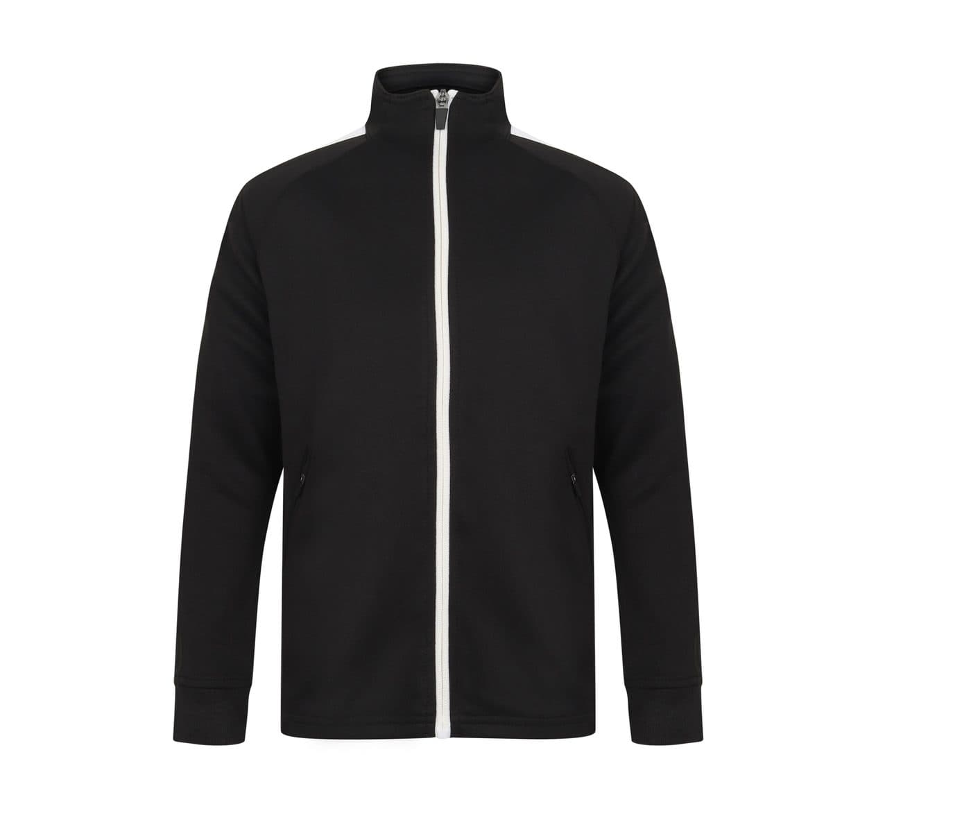 KID'S KNITTED TRACKSUIT TOP coloris Noir / Blanc