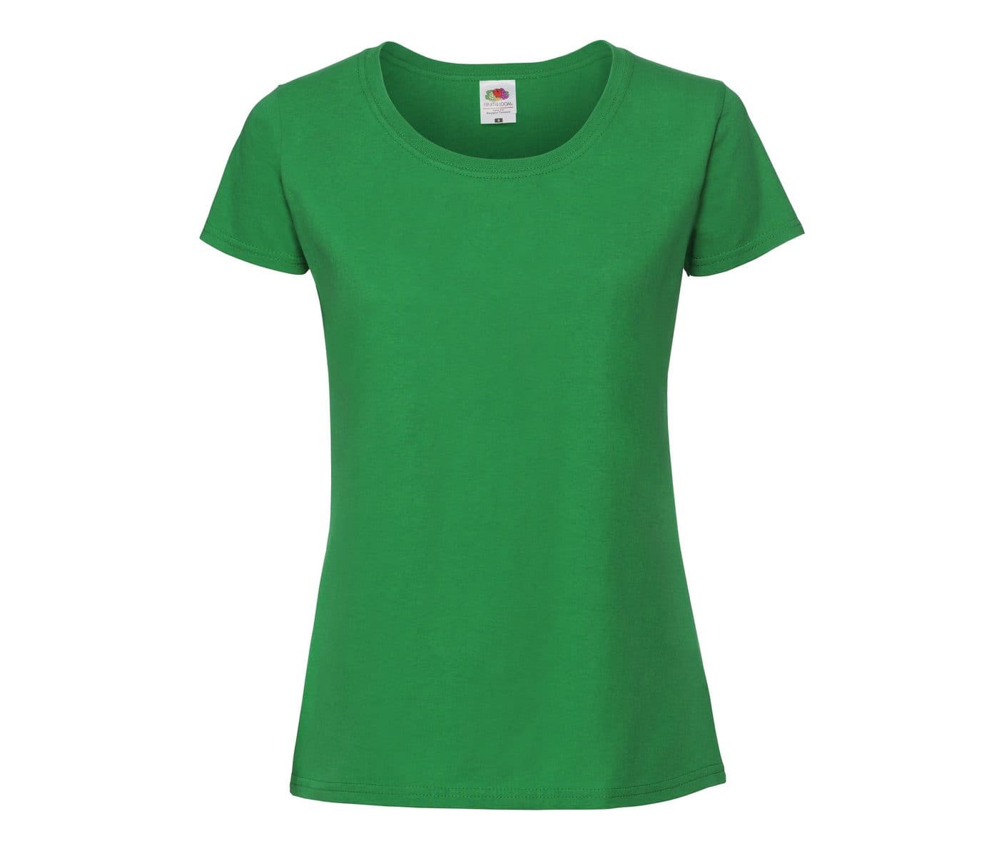 LADIES ICONIC 195 RINGSPUN PREMIUM T coloris Vert kelly