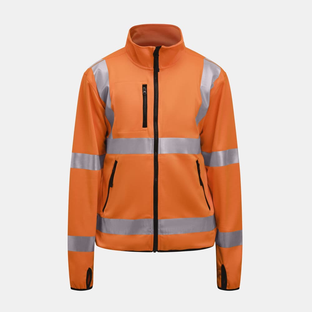 Jobman 5101 Hv Light Softshell Jacket coloris Orange