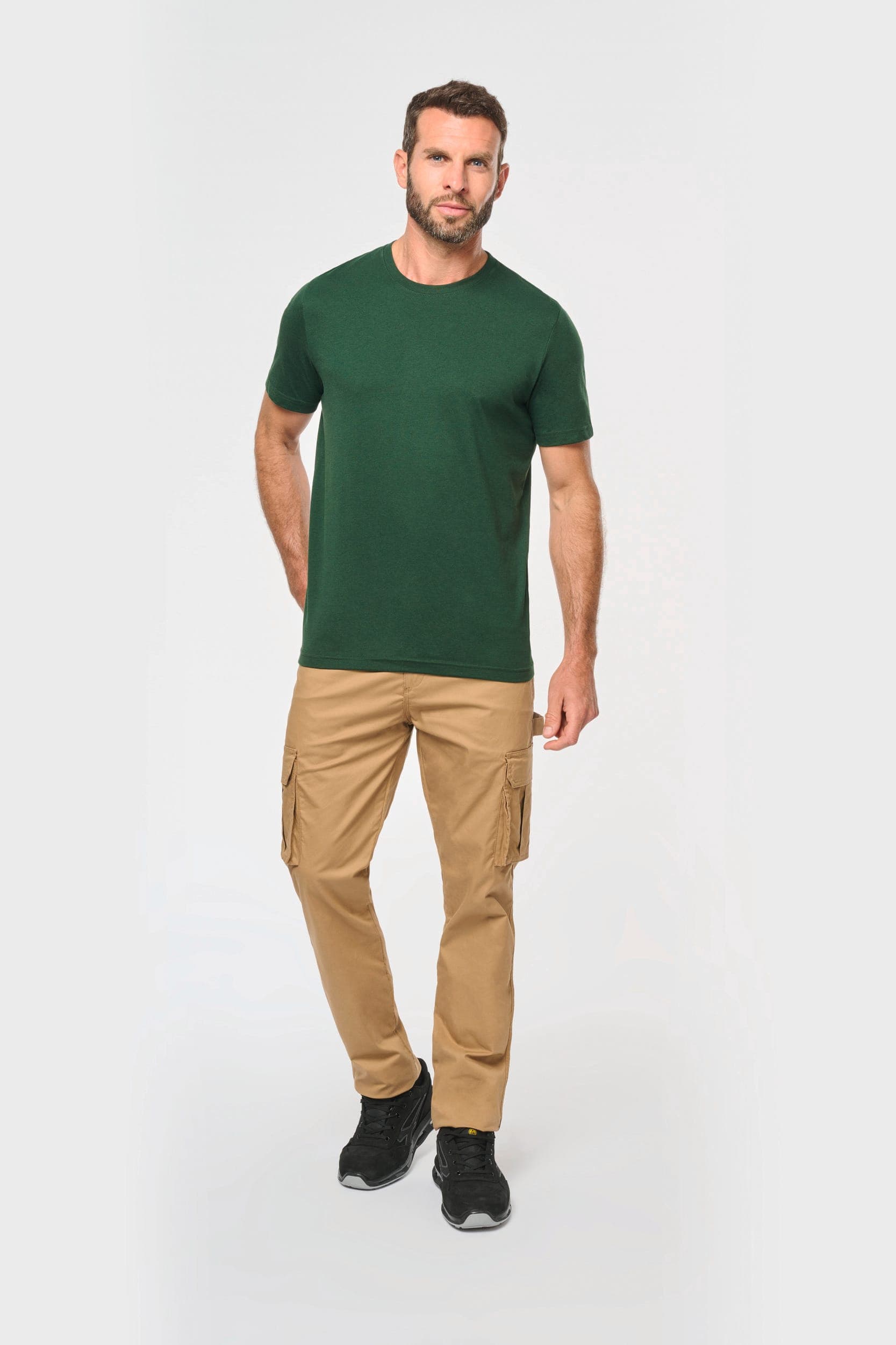 T-shirt col rond écoresponsable homme en situation