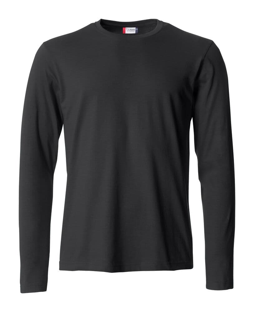 Clique Basic-T L/S coloris Noir