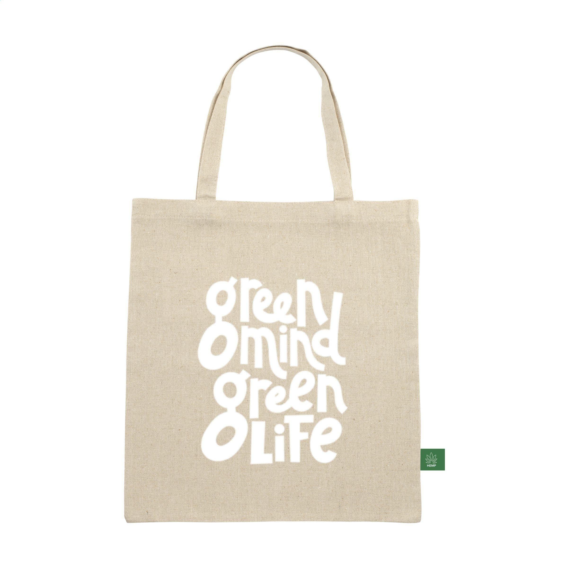 Sac fourre-tout en chanvre (280 g/m²) en situation